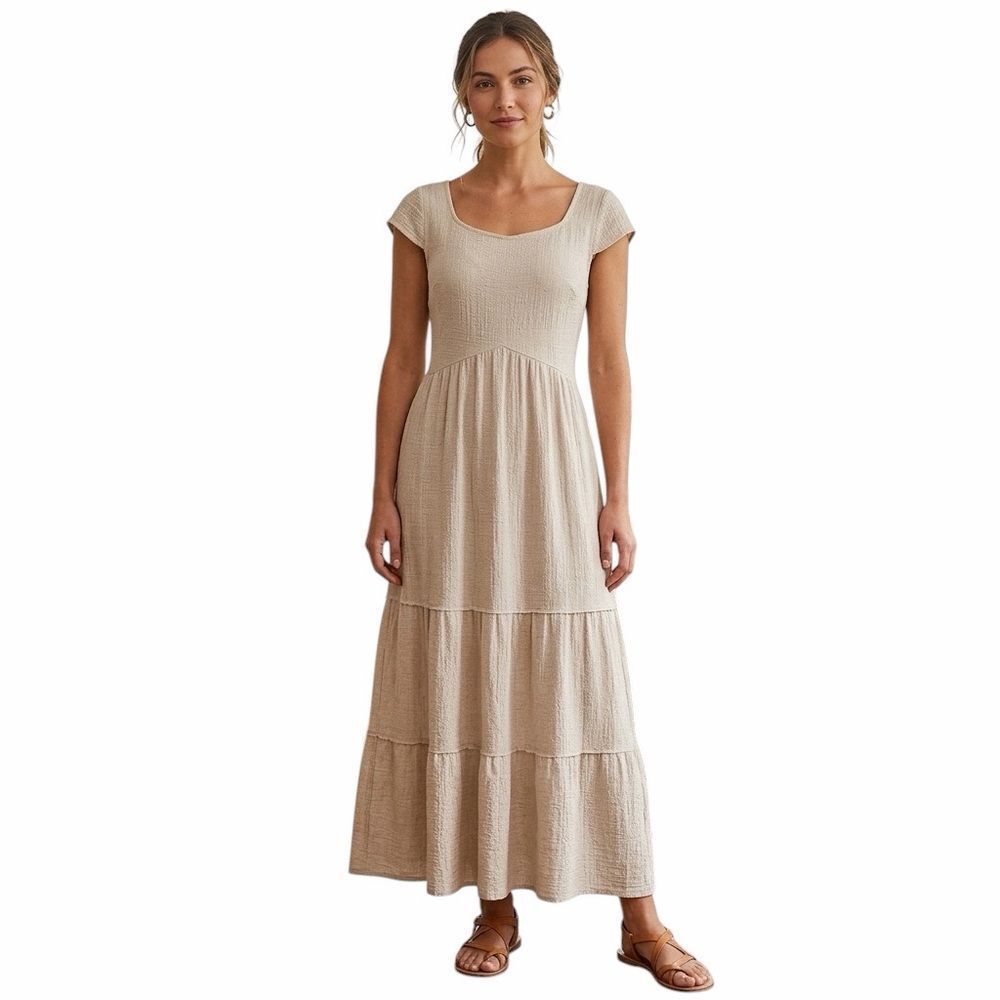 Art Class Tiered Maxi Dress Size XL